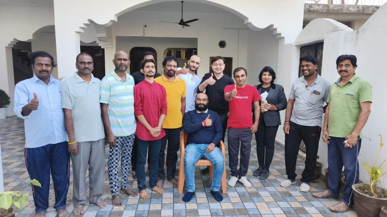 Group photo of practitioners and participants at an Infiniti Soul community gathering